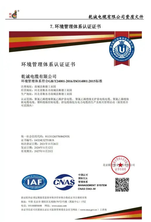 Aluminum PVC Cable